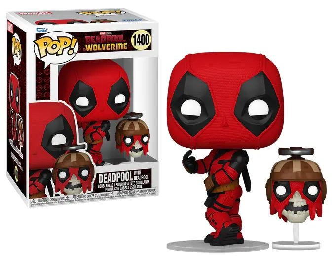 Funko Pop! Marvel Deadpool & Wolverine Deadpool with Headpool #1400