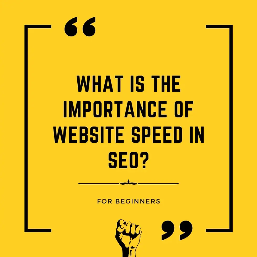 performance affect SEO rankings