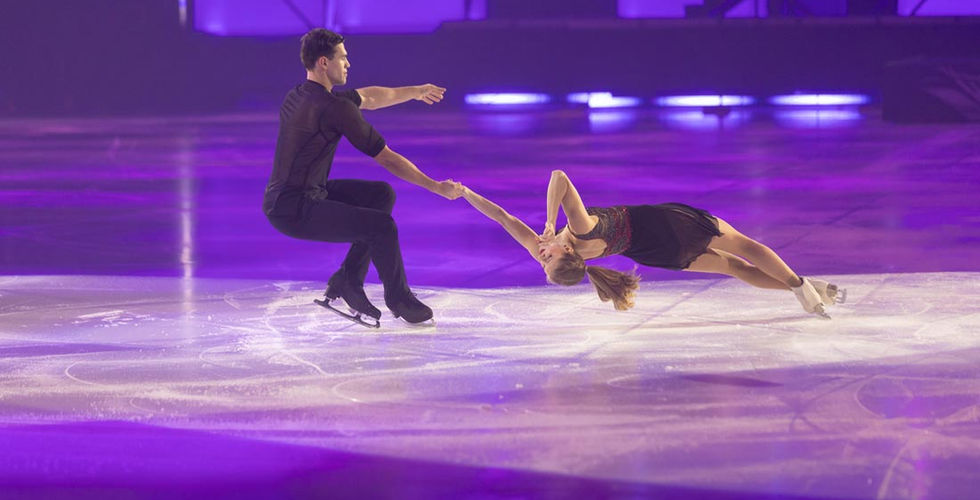 Photo: Stéphane Schmutz / Art on Ice Production AG (AOI 2024, BCF Arena, Fribourg – Minerva Hase & N