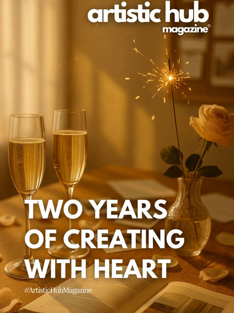ZWEI JAHRE MIT HERZ GESCHAFFEN - ARTISTIC HUB MAGAZINE