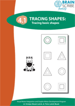 OK Brainscribe family Tracing shapes 41 