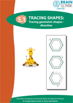 OK Brainscribe family Tracing shapes 51 