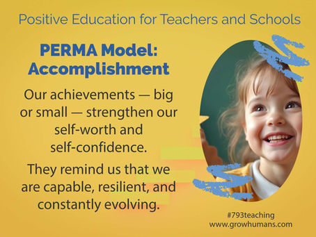 Our achievements — big or small — strengthen our self-worth and self-confidence.