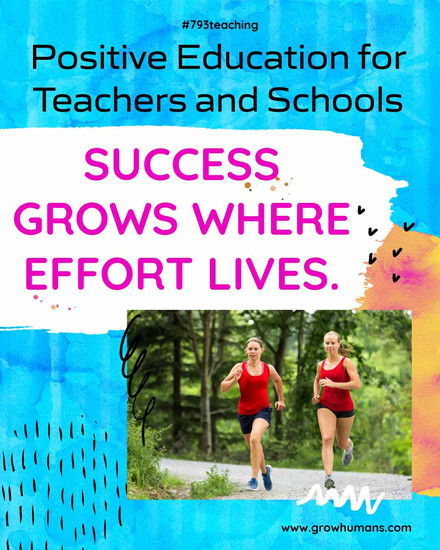 SUCCESS GROWS WHERE EFFORT LIVES