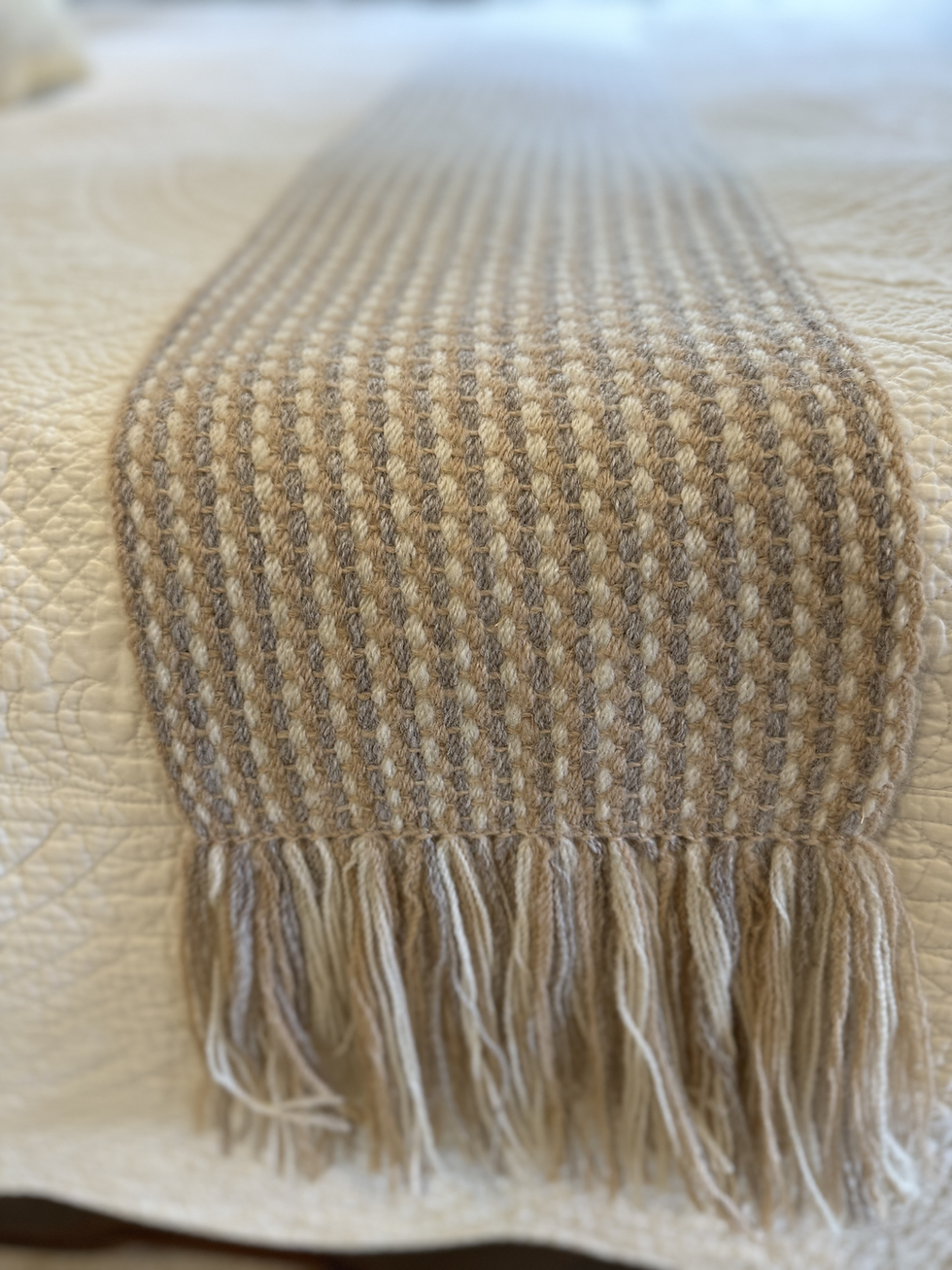 Thumbnail: Alpaca Scarf - Southern Casper Biscuit