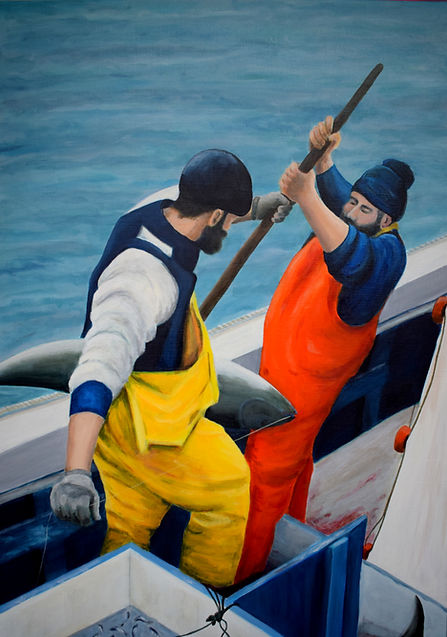 Los pescaires d'aton/ Les pêcheurs de thons/ Tuna fishermen