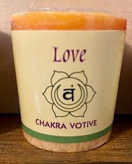 Love- Chakra votive candle
