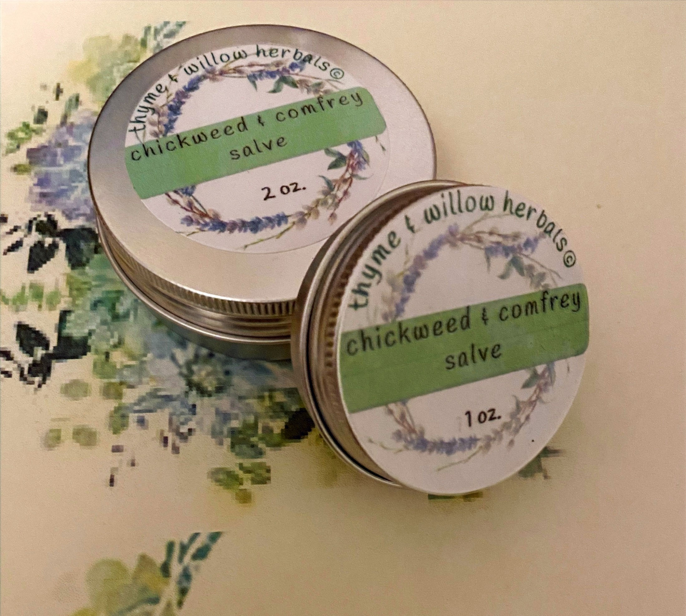 Chickweed Salve w/ lavender and calendula