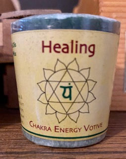 Healing - Chakra votive candle
