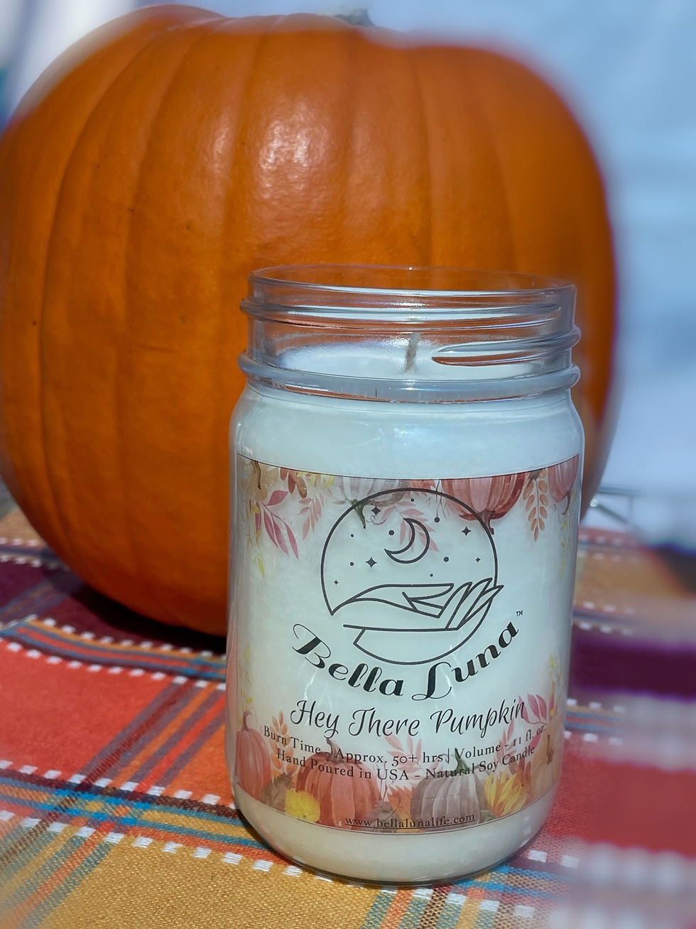 Hey There Pumpkin - 100% Soy Candle -