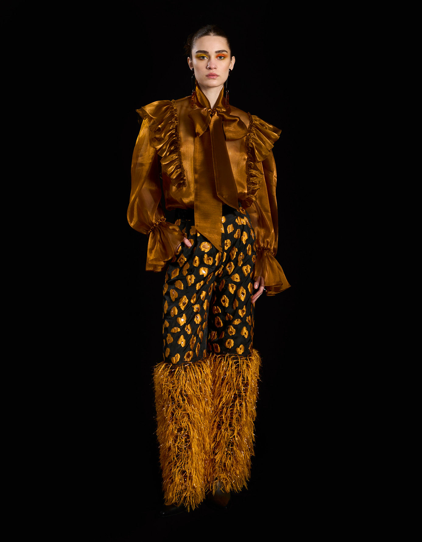 The Sand Dust Ruffled Shirt