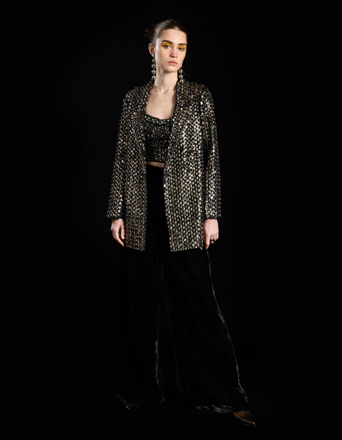 The Hand Embroidered Midnight Sky Bralet