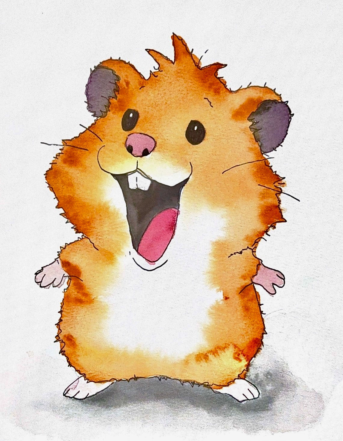 Hamster Painting