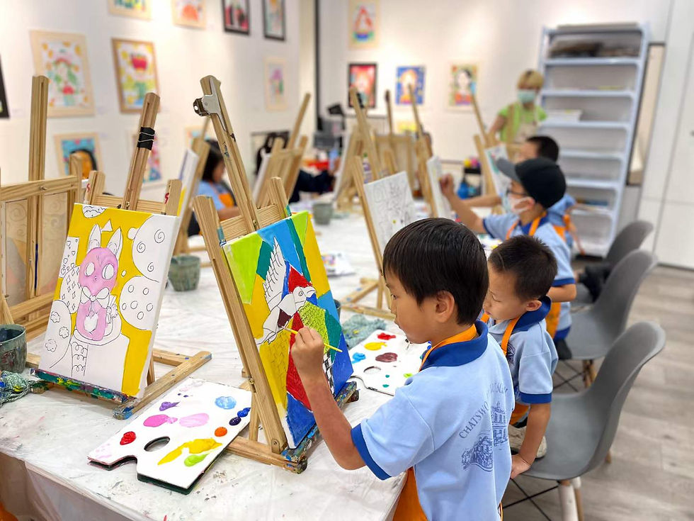 Thumbnail: Exploring Art - 10 classes (6 - 9 years old)