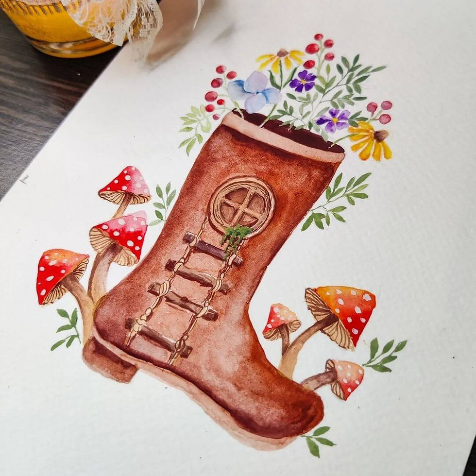 Thumbnail: Watercolor Painting - 10 Classes (Adult)