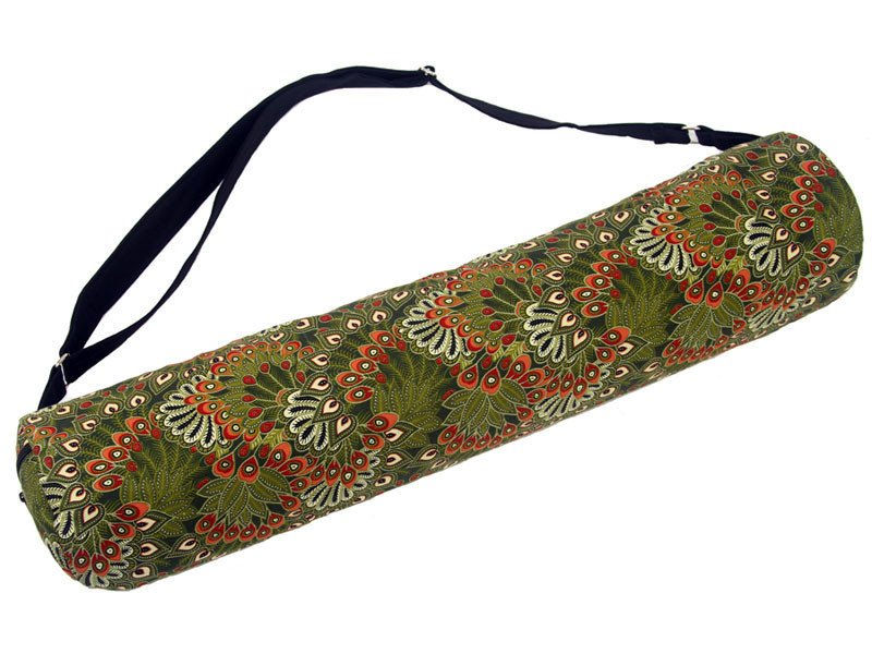 Moss Forest Peacock Yoga Bag