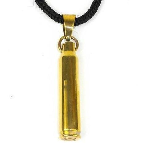Brass Bullet Shell Pendant