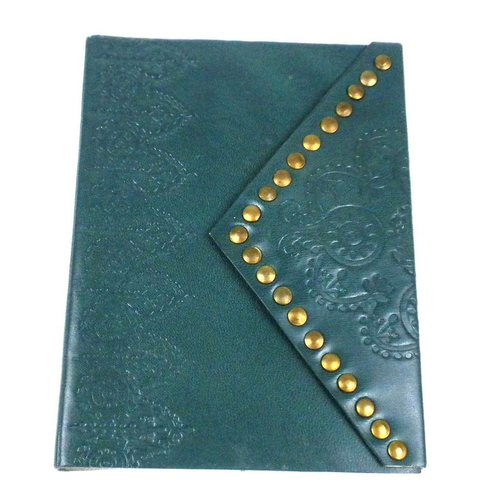 Cyan Nailhead Journal