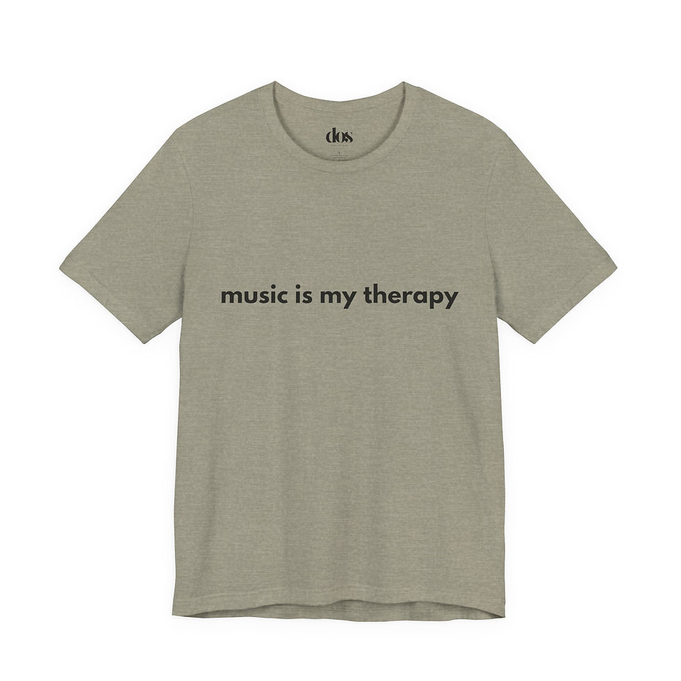 Thumbnail: Music Is My Therapy T-Shirt