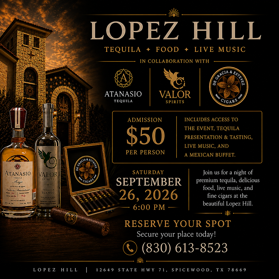 Lopez Hill: Tequila, Food & Live Music