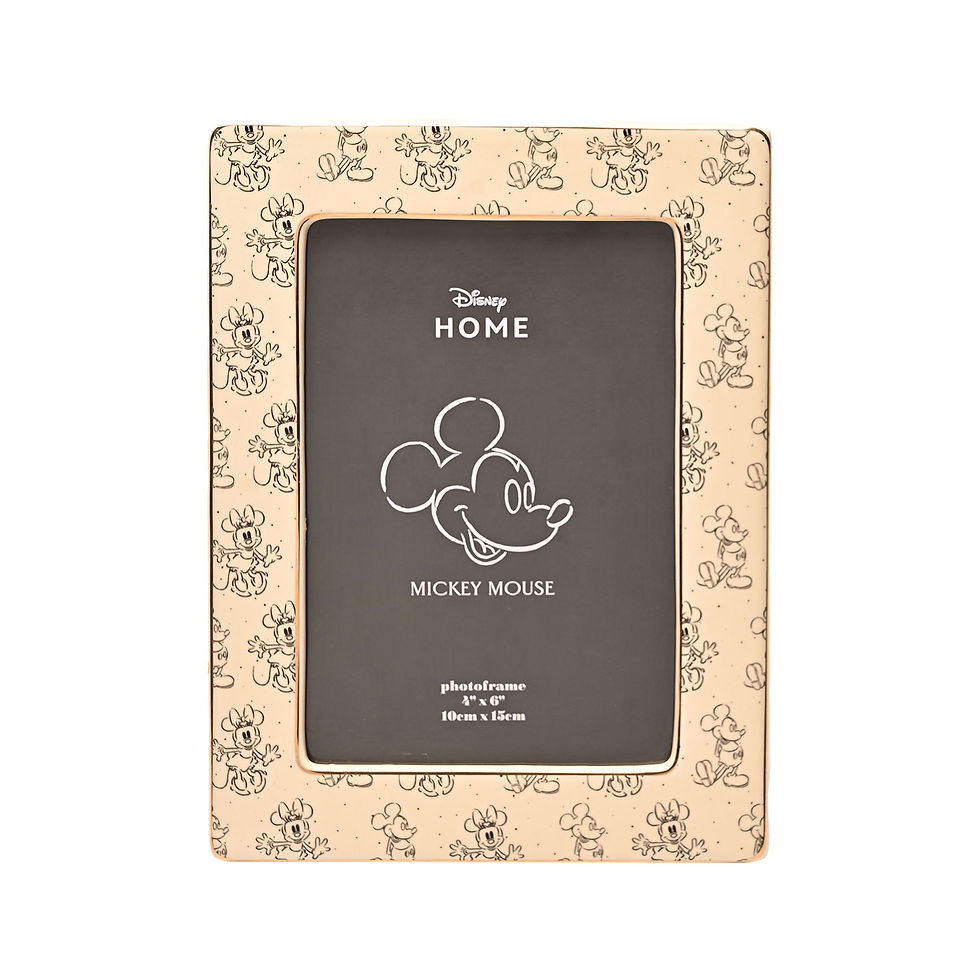 Thumbnail: DISNEY MICKEY & MINNIE CERAMIC FRAME 4" X 6"PRODUCT