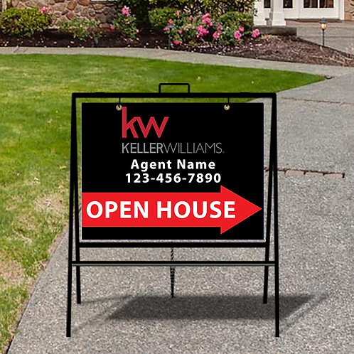 keller williams open house sign 2 print