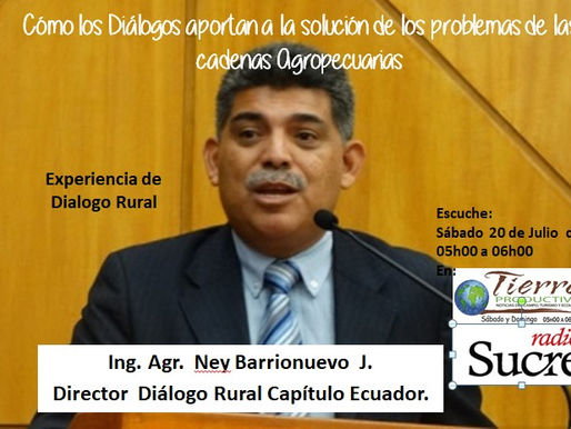 Diálogo Rural en el Programa Tierra Productiva en Radio Sucre