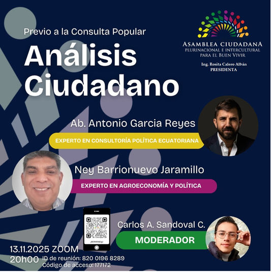 ANÁLISIS CIUDADANO PREVIO A LA CONSULTA POPULAR