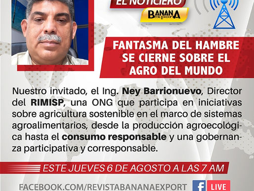 Entrevista sobre el impacto del Covid-19 sobre el agro y la seguridad alimentaria