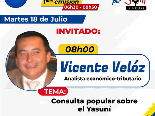 VICENTE VELOZ SOBRE EL YASUNÍ