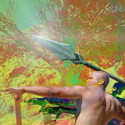 Shavoz with a spear