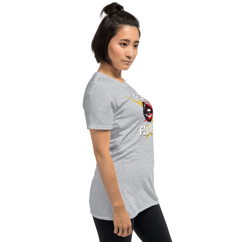 Thumbnail: Faded Flannel - Lips 2 - Short-Sleeve Unisex T-Shirt