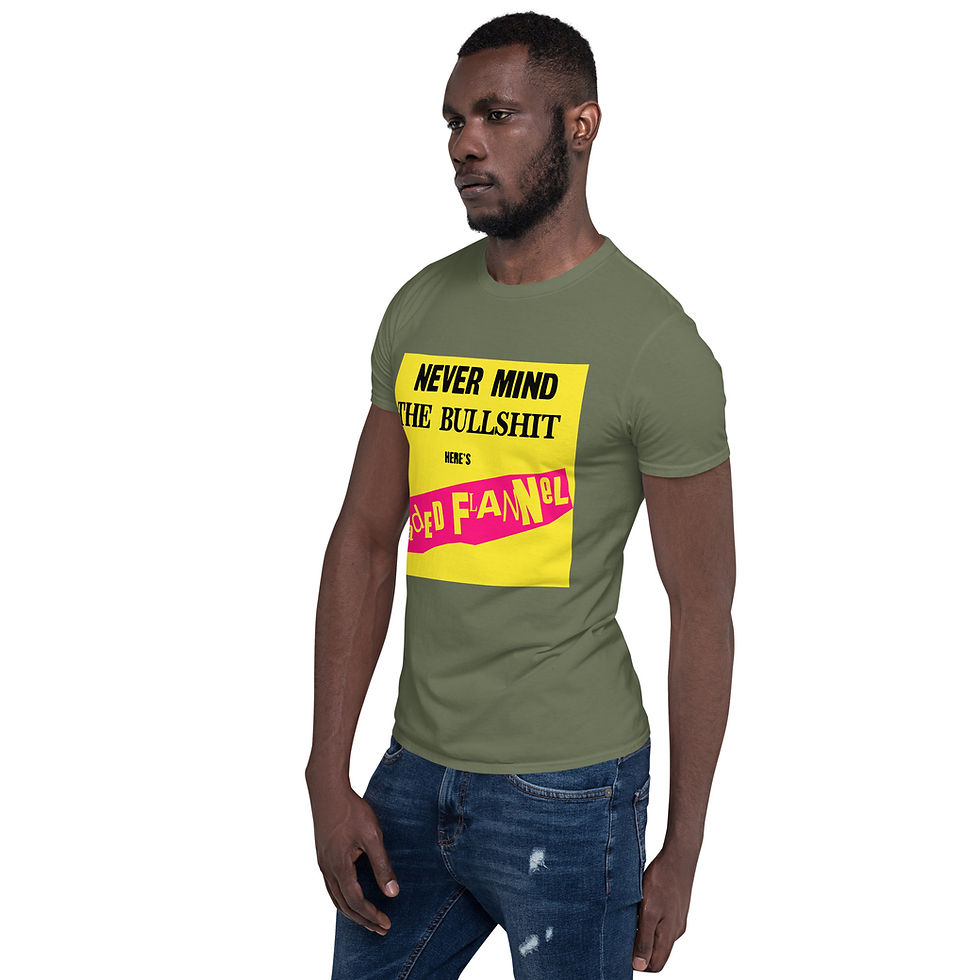 Thumbnail: Faded Flannel - Nevermind Pistols - Short-Sleeve Unisex T-Shirt