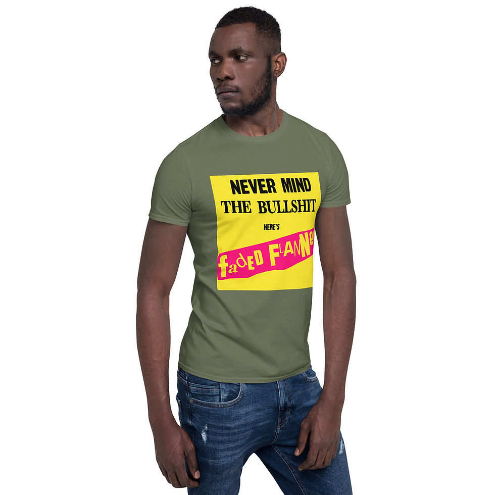 Thumbnail: Faded Flannel - Nevermind Pistols - Short-Sleeve Unisex T-Shirt