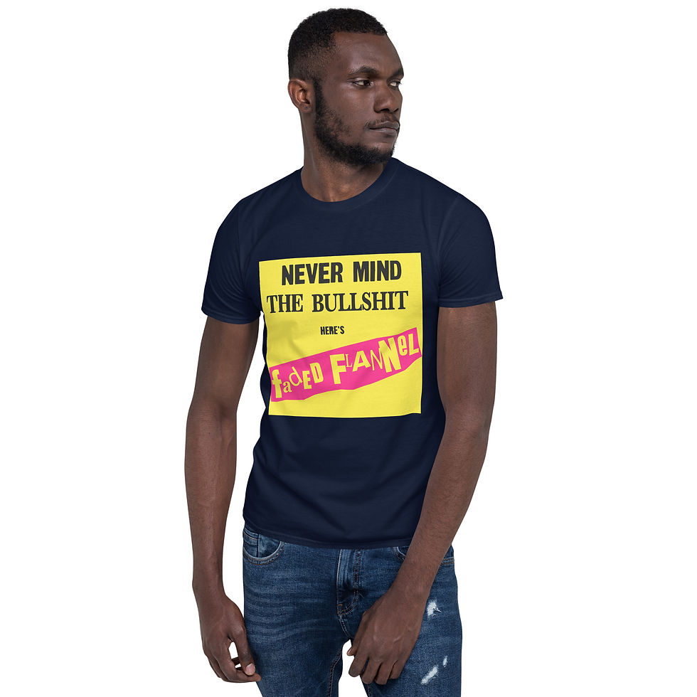 Thumbnail: Faded Flannel - Nevermind Pistols - Short-Sleeve Unisex T-Shirt