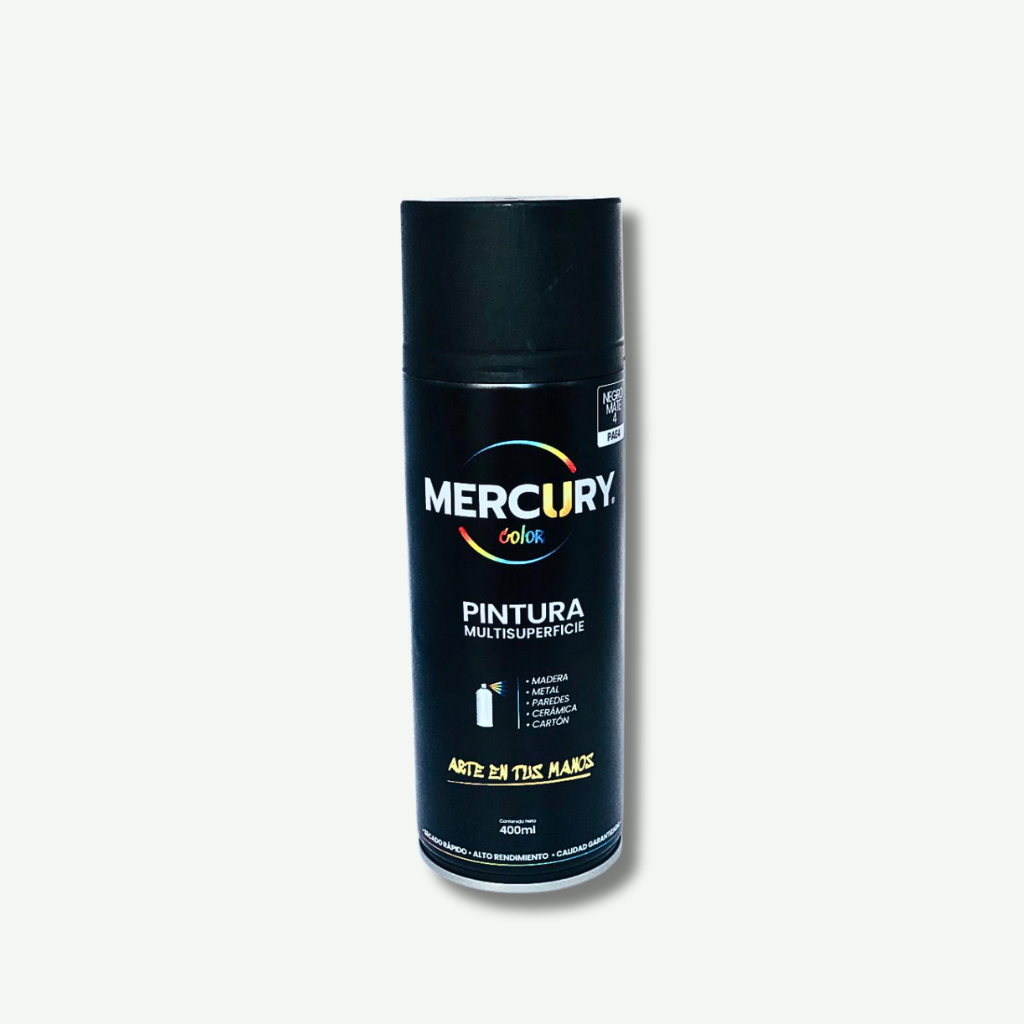 Spray Negro Mate Mercury