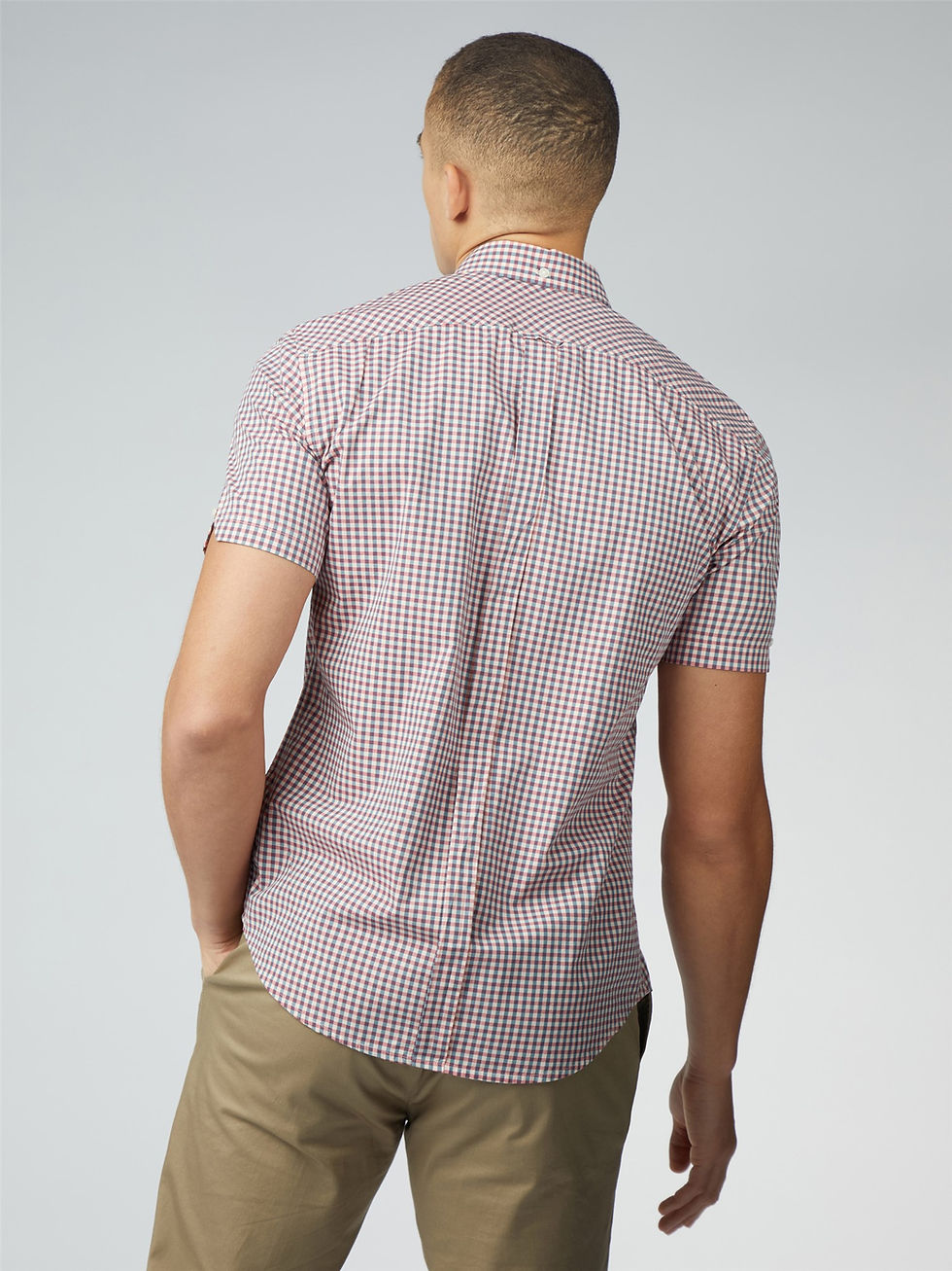 サムネイル： Ben Sherman Scarlet Gingham Shirt - Short Sleeve