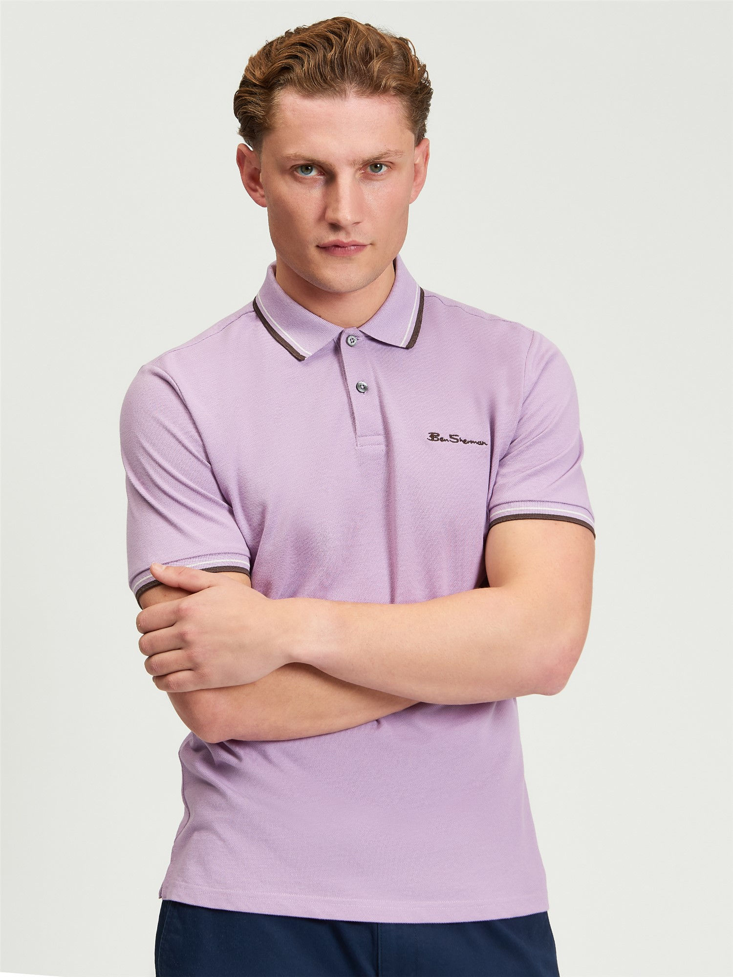 Ben Sherman - Signature Cotton Polo - Purple