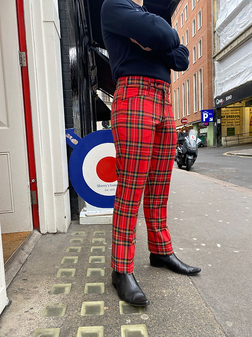 Stewart Tartan Trousers Sherry's