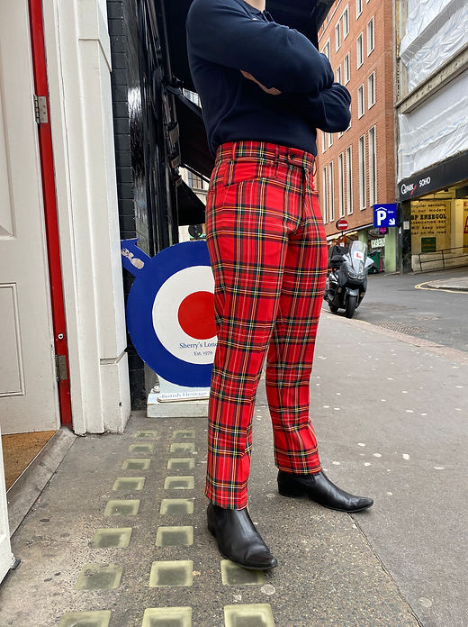 Stewart Tartan Trousers Sherry's