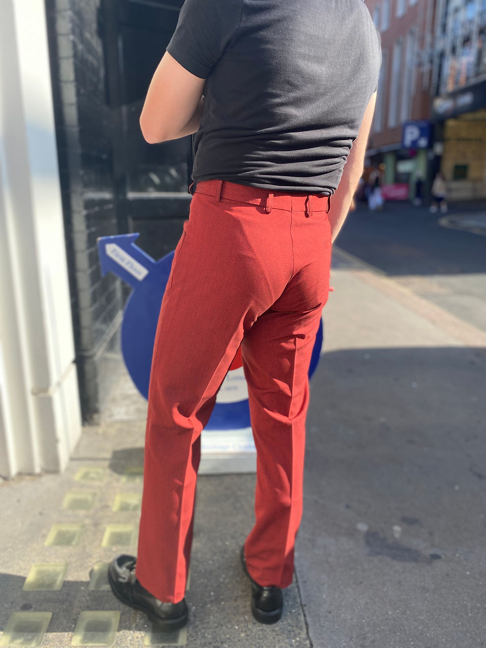 Thumbnail: Burnt Orange Tonic Trousers