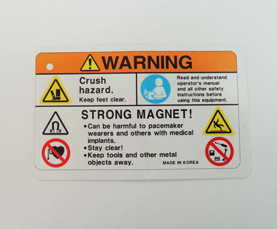 Equipment Serial Plate