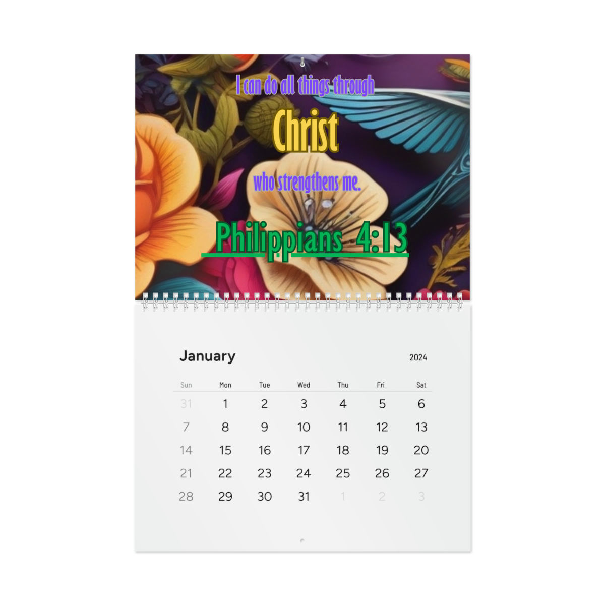 Standard Wall Calendar (2024)