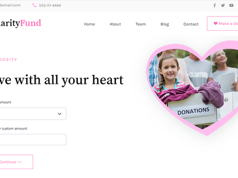 Create a donation Form with Fixed or Custom Amount using Wix Pay API
