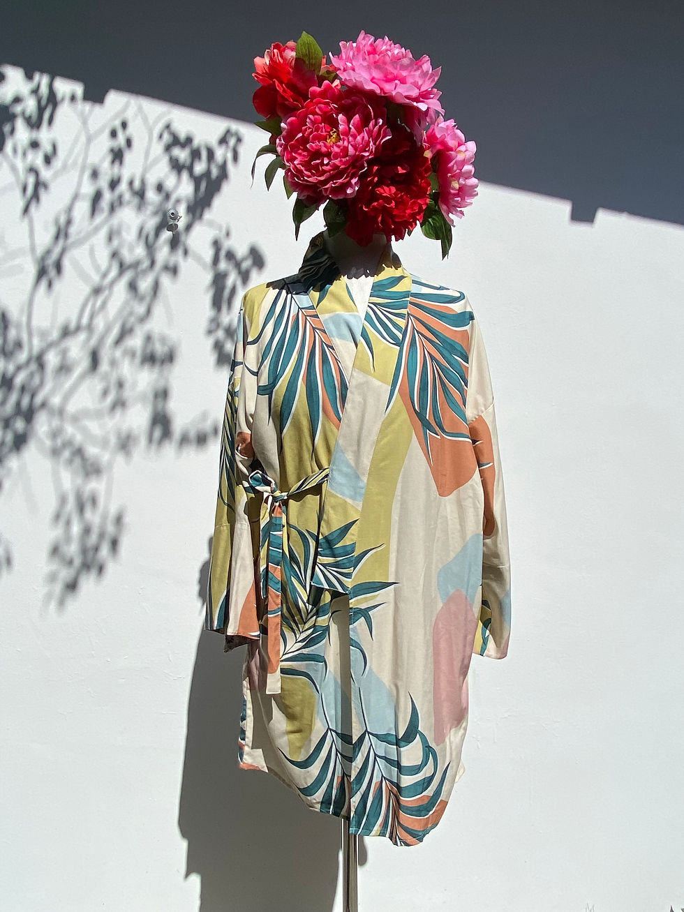 Kimono Tokyo médio Folhagem pastel