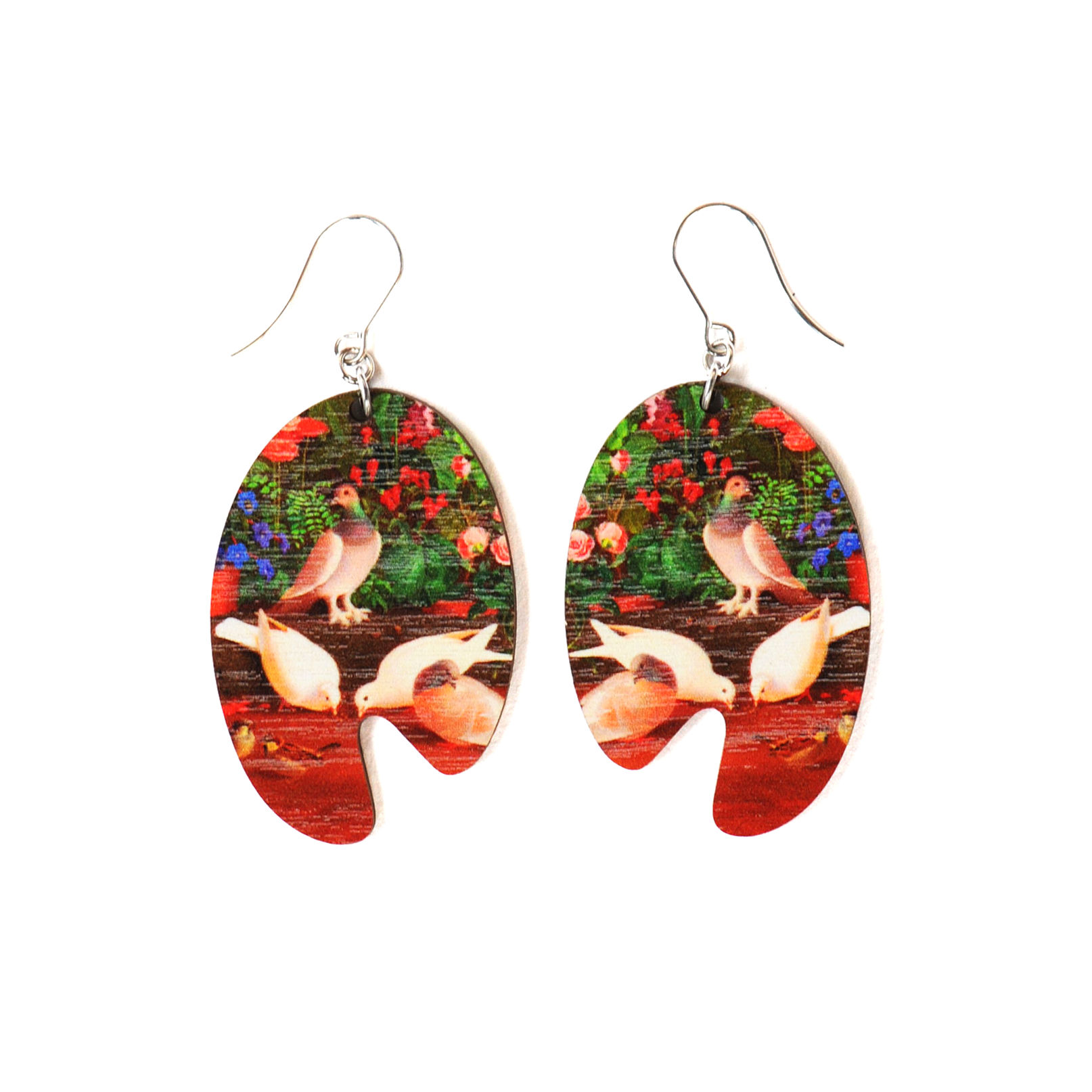 MM: Ferdinant von Wright -Kukkia ja lintuja puutarhan nurkassa