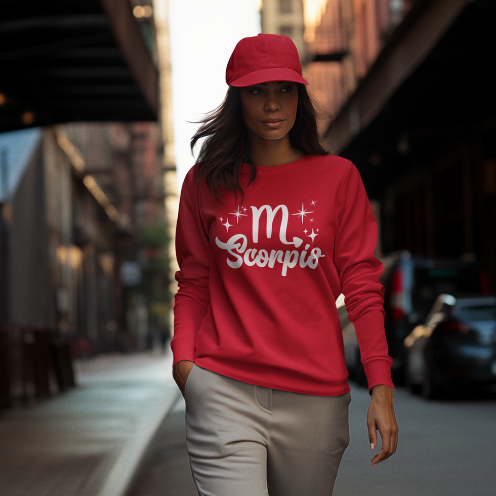 Scorpio zodiac sign sweatshirt