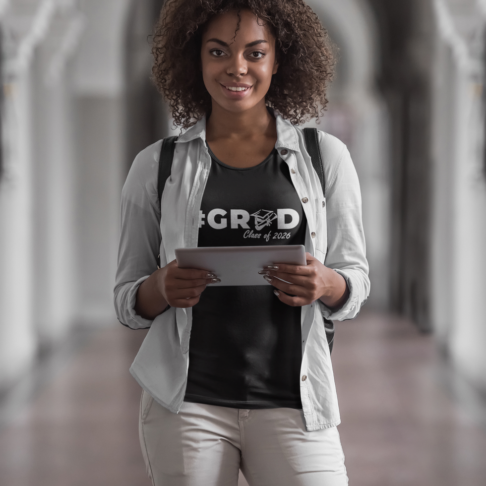 Black #Grad: Class of 2026 tshirt