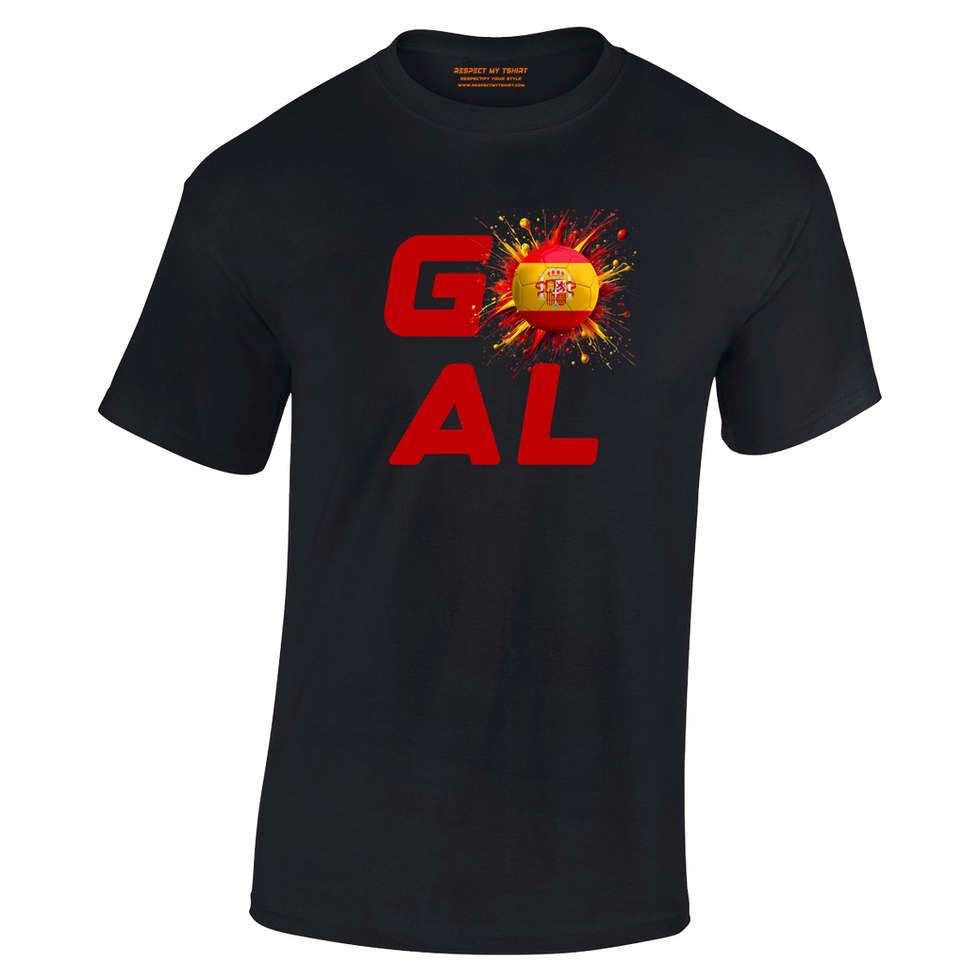 Spain Soccer Goal Tshirt