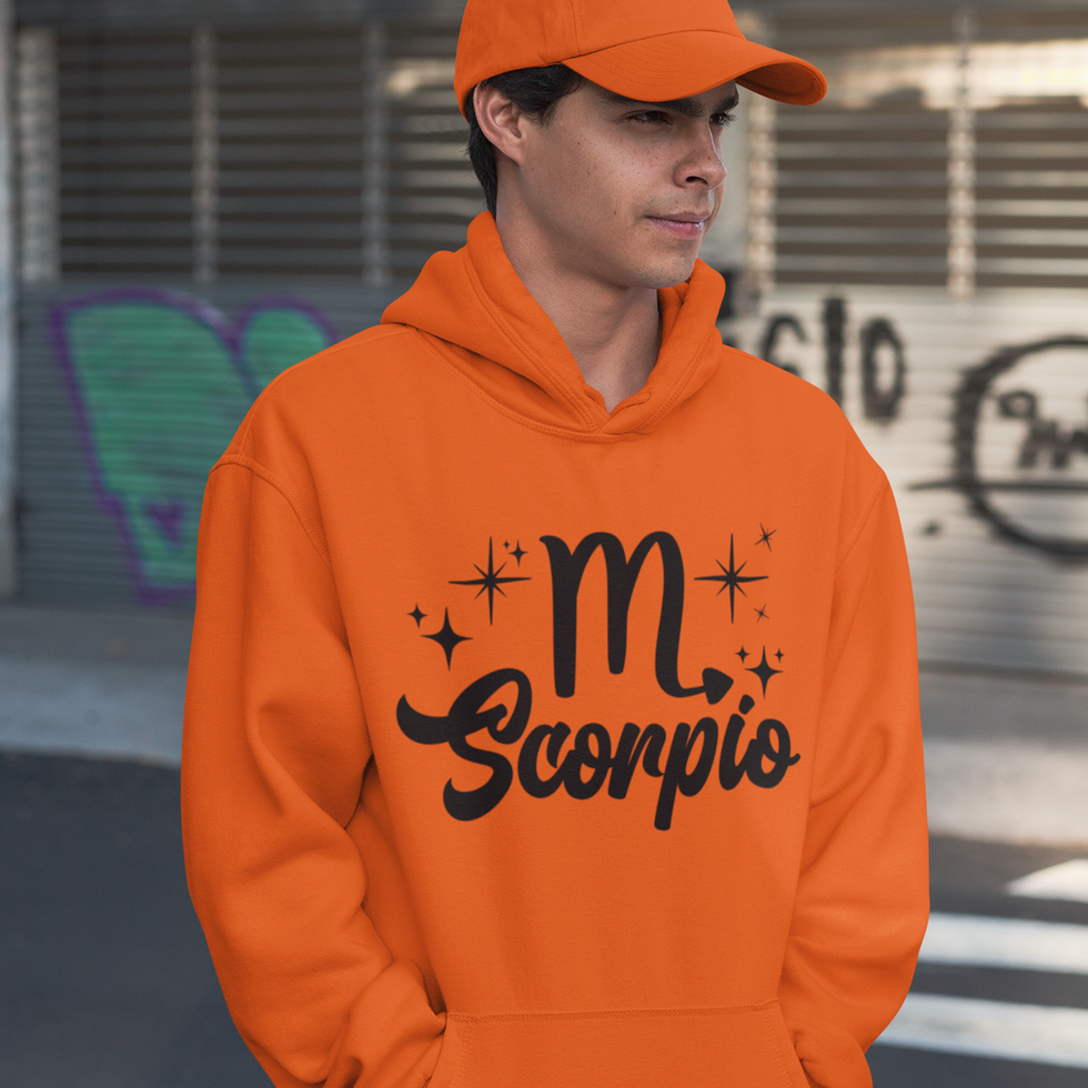 Scorpio zodiac sign hoodie